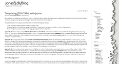 Desktop Screenshot of jonasfj.dk